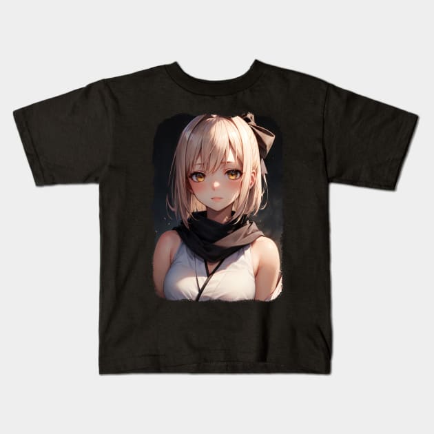 FGO Okita Souji Kids T-Shirt by Kyauto